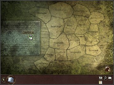 Skompletowawszy cztery niebieskie kostki, panna Kalenkow maszeruje w okolice cmentarza (mapka) - Francja- Paryż (cz.5) | Tajne akta 2 Puritas Cordis - Tajne akta 2: Puritas Cordis - poradnik do gry