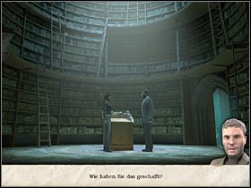 Jak należało się spodziewać, sukces w rozwikłaniu tej zagadki oznacza opuszczenie mostu i możliwość przejścia do pomieszczenia po drugiej stronie przepaści - tajnego archiwum kardynała - Francja- Paryż (cz.5) | Tajne akta 2 Puritas Cordis - Tajne akta 2: Puritas Cordis - poradnik do gry