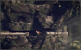 Po kilkudziesięciu metrach po raz pierwszy będziesz mógł skorzystać z instynktu zwierzęcego Wolverinea - Unstoppable | Rozdział 1 Origins | X-Men Origins Wolverine - X-Men Origins: Wolverine - poradnik do gry