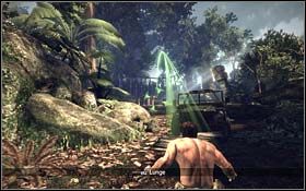 Wejdź pod rozpiętą linę i podskocz, a Wolverine chwyci się jej i zacznie zjeżdżać w dół - Unstoppable (cz.2) | Rozdział 1 Origins | X-Men Origins Wolverine - X-Men Origins: Wolverine - poradnik do gry