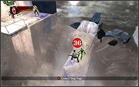 Przeskocz po betonowych pylonach i nadal idź w lewo - Roadblock | Rozdział 2 The Frozen Tundra | X-Men Origins Wolverine - X-Men Origins: Wolverine - poradnik do gry