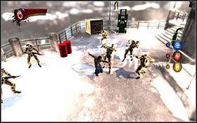 Teraz będziesz blisko lądowiska dla helikopterów - Roadblock | Rozdział 2 The Frozen Tundra | X-Men Origins Wolverine - X-Men Origins: Wolverine - poradnik do gry