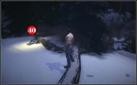 Wdrap się po wystających krawędziach na górę i od razu spojrzyj w prawo, a dostrzeżesz nieśmiertelnik - What I Do Isnt Very Nice (cz.2) | Rozdział 2 The Frozen Tundra - X-Men Origins: Wolverine - poradnik do gry