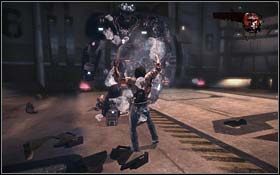 Przebiegnij po kładce i w dalszej części fabryki pokonaj prototyp Sentinela - Headache | Rozdział 3 Days of Future Beginnings | X-Men Origins Wolverine - X-Men Origins: Wolverine - poradnik do gry