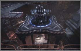 z prawej, obok konsolety jest figurka - Aim for the Head (cz.1) | Rozdział 3 Days of Future Beginnings - X-Men Origins: Wolverine - poradnik do gry