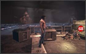 W następnym pomieszczeniu po prawej jest mutagen Inner Rage , a na wprost nieśmiertelnik - Aim for the Head (cz.1) | Rozdział 3 Days of Future Beginnings - X-Men Origins: Wolverine - poradnik do gry