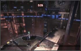 Zawróć i wejdź po drabinie na platformę z pulpitem znajdującą się naprzeciwko dolnegu pulpitu oznaczonego numerem 5 - Aim for the Head (cz.1) | Rozdział 3 Days of Future Beginnings - X-Men Origins: Wolverine - poradnik do gry