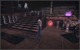 Użyj panelu i ustaw tak teleporty, aby na skrzyżowaniu ten fioletowy zablokował niebieski - Aim for the Head (cz.2) | Rozdział 3 Days of Future Beginnings - X-Men Origins: Wolverine - poradnik do gry