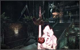 Po doskoczeniu będziesz mógł kilkakrotne walnąć nim i kolumnę - The Carbeau Casino | Rozdział 4 Mardi Gras | X-Men Origins Wolverine - X-Men Origins: Wolverine - poradnik do gry