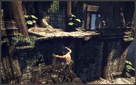 Teraz podejdź do mijanego wcześniej kołowrotu i zacznij kręcić - The Beginning of the End (cz.2) | Rozdział 5 The Wolverine - X-Men Origins: Wolverine - poradnik do gry