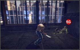 a na lewo od tego drugiego figurkę - The Island | Rozdział 5 The Wolverine | X-Men Origins Wolverine - X-Men Origins: Wolverine - poradnik do gry