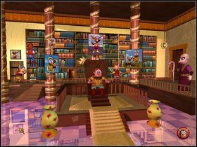 Teraz znowu drabina na prawo i uderzenie patykiem w gong - Etap piąty - Król Zachesse | Gobliiins 4 - Gobliiins 4 - poradnik do gry