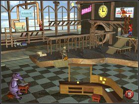 Połóż kamienną płytę na stabilnym miejscu powyżej i postaw na niej Thrabsa - Etap ósmy - Krecia stacja | Gobliiins 4 - Gobliiins 4 - poradnik do gry