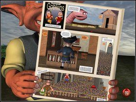 Podnieś kapelusz , maskę i użyj zapałek na leżącej obok petardzie - Etap dwunasty - Port Czerwgard | Gobliiins 4 - Gobliiins 4 - poradnik do gry