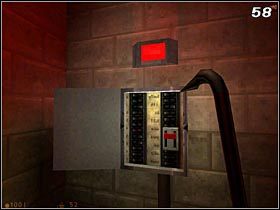 Uważając na Barnacle, otwórz drzwi oznaczone tabliczką High Voltage i przesuń dźwignię [#58] - [Opis przejścia Half-Life] Office Complex - cz. 1 - Half-Life - poradnik do gry