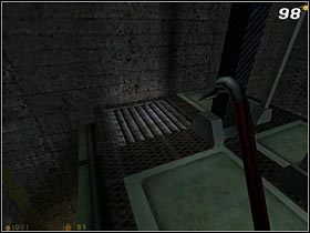 Gdy dotrzesz na górę, skocz w kierunku ostatniej drabiny [#97] , która zaprowadzi Cię na dach windy - [Opis przejścia Half-Life] Office Complex - cz. 2 - Half-Life - poradnik do gry