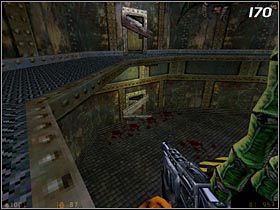 Wyjdź po drabinie na górę i otwórz przyciskiem drzwi - [Opis przejścia Half-Life] Blast Pit - cz. 2 - Half-Life - poradnik do gry