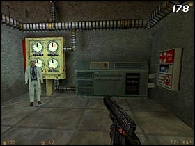 Bez względu na to w jaki sposób dostaniesz się na dół, skieruj się do jedynego w tej części kompleksu korytarza - [Opis przejścia Half-Life] Blast Pit - cz. 3 - Half-Life - poradnik do gry