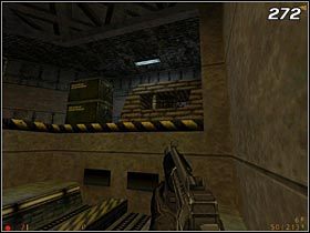 Wdrap się po niewielkiej drabinie na platformę i skieruj się w pobliże bunkra - [Opis przejścia Half-Life] On a Rail - cz. 3 - Half-Life - poradnik do gry