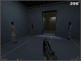 Trafisz do pomieszczenia, w którym przebywa trzech naukowców [#396] - [Opis przejścia Half-Life] Questionable Ethics - cz. 2 - Half-Life - poradnik do gry