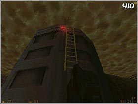 Kiedy stwór przejdzie do historii, zlokalizuj wieżę z drabiną [#410] i za pomocą tej ostatniej wdrap się na górę - [Opis przejścia Half-Life] Surface Tension - cz. 1 - Half-Life - poradnik do gry