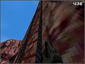 Idź przed siebie i wdrap się po drabinie [#436] , którą znajdziesz na końcu trasy - [Opis przejścia Half-Life] Surface Tension - cz. 2 - Half-Life - poradnik do gry