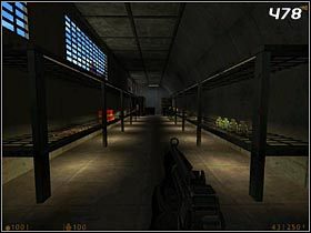 Koniecznie poproś ochroniarza o pomoc w dalszej wędrówce i podejdź do dużego okna [#479] , które znajduje się nieopodal schodów - [Opis przejścia Half-Life] Surface Tension - cz. 4 - Half-Life - poradnik do gry