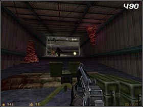 Wróć się na lądowisko śmigłowców i wejdź do budynku [#489] , z którego wcześniej usunąłeś wrota - [Opis przejścia Half-Life] Surface Tension - cz. 5 - Half-Life - poradnik do gry