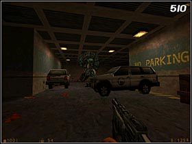 Po chwili zobaczysz Gargantuę [#510] - znanego Ci już potwora, który jest w stanie bardzo szybko przenieść Cię na tamten świat - [Opis przejścia Half-Life] Surface Tension - cz. 6 - Half-Life - poradnik do gry