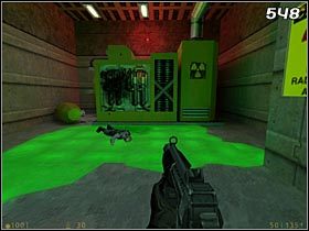Po wylądowaniu na najniższym poziomie kompleksu, zobaczysz korytarz zalany radioaktywną substancją [#547] - [Opis przejścia Half-Life] Forget about Freeman! - cz. 2 - Half-Life - poradnik do gry