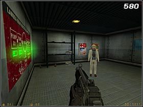 Kiedy dotrzesz do korytarza z czerwonymi urządzeniami, skręć w lewo, a następnie wyjdź na górę - [Opis przejścia Half-Life] Lambda Core - cz. 2 - Half-Life - poradnik do gry