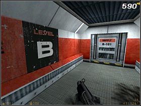 Zanim udasz się w dalszą drogę, odwiedź składzik Supply B-101 [#590] , który znajduje się na prawo od windy - [Opis przejścia Half-Life] Lambda Core - cz. 2 - Half-Life - poradnik do gry