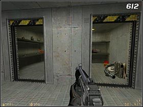 Wysłuchaj przemówienia wygłoszonego przez uczonego i pozbieraj wszystkie przedmioty z położonych nieopodal magazynów [#612] - [Opis przejścia Half-Life] Lambda Core - cz. 3 - Half-Life - poradnik do gry