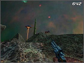 Aby wydostać się z wyspy, musisz skorzystać z usług teleportera, który znajduje się na jednej z lewitujących w powietrzu skał - [Opis przejścia Half-Life] Interloper - cz. 1 - Half-Life - poradnik do gry