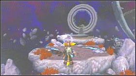 Teleportuj się na stacje Beta - Apogee Space Station, Nundac Asteroid Ring | Opis przejścia - Ratchet & Clank: Tools of Destruction - poradnik do gry