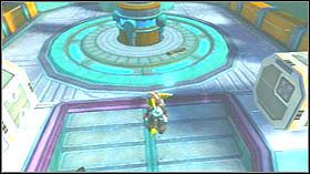 Wejdź na statek, poczekaj aż się zatrzyma, po czym wejdź do niebieskiej komnaty - Pirate Base, Planet Ardolis | Opis przejścia - Ratchet & Clank: Tools of Destruction - poradnik do gry