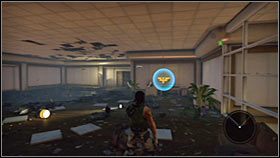 Zeskocz na dół, pozbieraj amunicję i skieruj się po schodach na niższe piętro - Rozdział 1 - Ascension City Downtown I | Akt 1 Bionic Commando - Bionic Commando - poradnik do gry