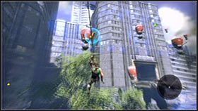 Tym razem skieruj się w lewo, a Twoim oczom ukaże się nowe pole minowe - Rozdział 1 - Ascension City Downtown IV | Akt 1 Bionic Commando - Bionic Commando - poradnik do gry