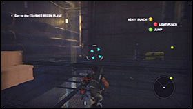 Za rogiem wpadniesz na sporą grupkę przeciwników, których najlepiej byłoby pozbyć się z użyciem granatów - Rozdział 2 - Trent Industrial District II | Akt 1 Bionic Commando - Bionic Commando - poradnik do gry