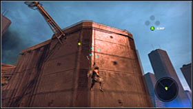 Obróć się tak by przed sobą mieć oddalony checkpoint - Rozdział 2 - Trent Industrial District III | Akt 1 Bionic Commando - Bionic Commando - poradnik do gry