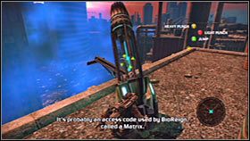 Kieruj się prosto, ale po drodze zbadaj dach prawego budynku - Rozdział 2 - Trent Industrial District III | Akt 1 Bionic Commando - Bionic Commando - poradnik do gry