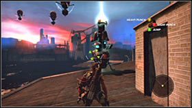 Musisz teraz zacząć korzystać z zawieszonych w okolicy min - Rozdział 2 - Trent Industrial District III | Akt 1 Bionic Commando - Bionic Commando - poradnik do gry