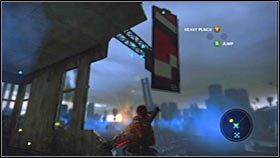 Zauważ, że bezpośrednio przed Tobą znajduje się trzeci bonus - Rozdział 2 - Trent Industrial District IV | Akt 1 Bionic Commando - Bionic Commando - poradnik do gry