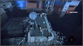 W doskonale poznany już sposób musisz zacząć wykorzystywać wiszące w okolicy miny - Rozdział 2 - Trent Industrial District IV | Akt 1 Bionic Commando - Bionic Commando - poradnik do gry