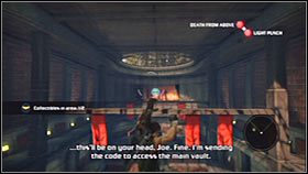 Wyląduj w oznaczonym przez grę miejscu, a załączona zostanie krótka cut-scenka - Rozdział 2 - Federal Archives | Akt 2 Bionic Commando - Bionic Commando - poradnik do gry