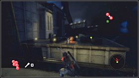 Po rozprawieniu się z przeciwnikami skorzystaj z wystającej konstrukcji żeby przedostać się do dalszej części planszy - Rozdział 3 - Port Anderson II | Akt 2 Bionic Commando - Bionic Commando - poradnik do gry