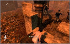 Udaj się w stronę widocznej w oddali szopki, po drodze uważając na strażnika, który chodzi od jednego kompana do drugiego - Fade To Grey - Hospital (cz.2) | Opis przejścia Velvet Assassin - Velvet Assassin - poradnik do gry