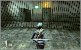 Podejdź do urządzenia na środku #1 , przy pomocy klucza otworzysz furtkę - The Third Man - Prison | Opis przejścia Velvet Assassin - Velvet Assassin - poradnik do gry