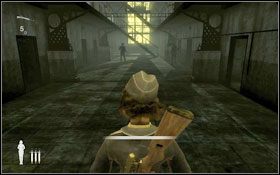 Gdy ten znajdzie się po drugiej stronie, przemknij się za stoliki #1 - The Third Man - Prison | Opis przejścia Velvet Assassin - Velvet Assassin - poradnik do gry