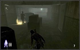 Skręć w lewo, zaczekaj aż przyjdzie jeden ze strażników i odwróci się #1 - The Third Man - Prison | Opis przejścia Velvet Assassin - Velvet Assassin - poradnik do gry